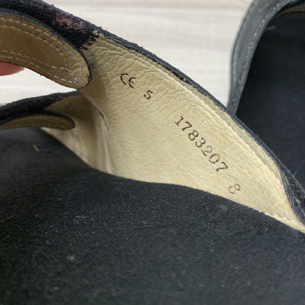 Finn Comfort Cremona Sandals Black Leather Triple Strap Comfort Shoes 5 - Picture 10 of 11